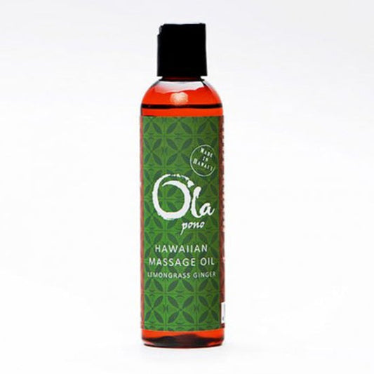 【Ola】PONO MASSAGE OIL(Lemongrass ginger) 4floz ポノ マッサージオイル (レモングラスジンジャー) 118ml