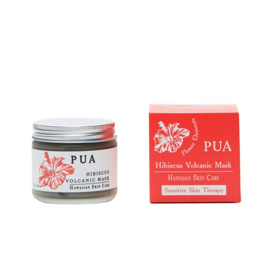 【Ola_2025】PUA HIBISCUS VOLCANIC MASK 2floz ハワイアンスキンケア フェイシャルマスク PUA(敏感肌タイプ) 59ml